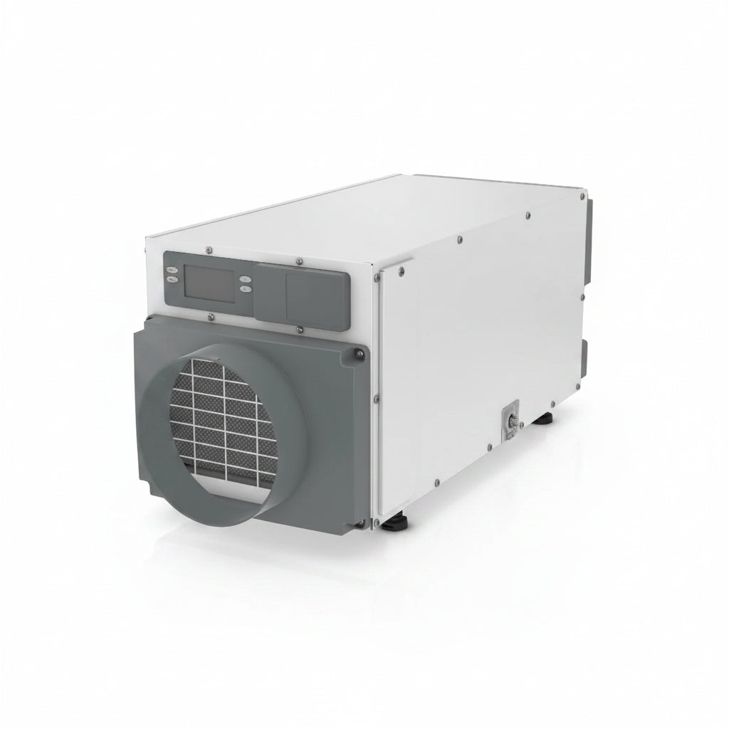 E070 Pro Dehumidifier Bundle - 70 Pint Whole House Dehumidifier - Full Complete Kit - Crawl Spaces, Basements, Whole Homes, Commercial up to 2,800 Sq. Ft - 5 Year Warranty Included