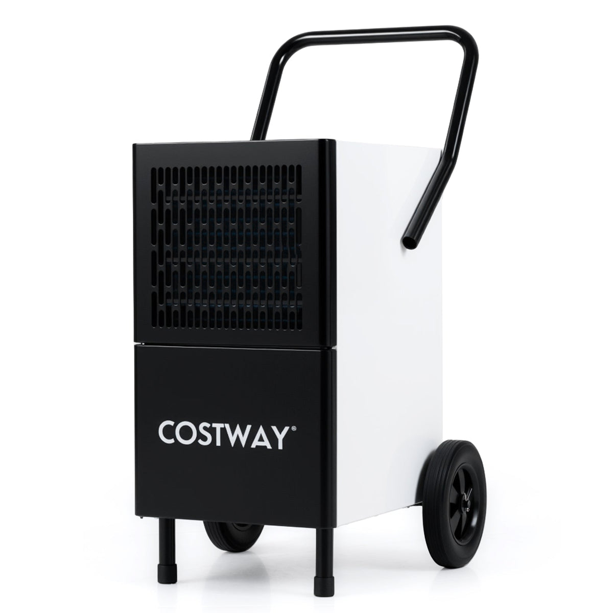 189 Pints Commercial Dehumidifier with Built-in Water Pump-Black