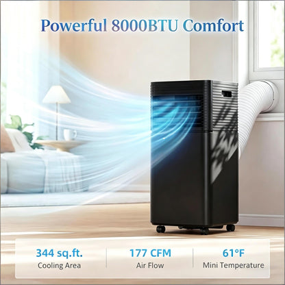 Mobile Air Conditioner with Wheels