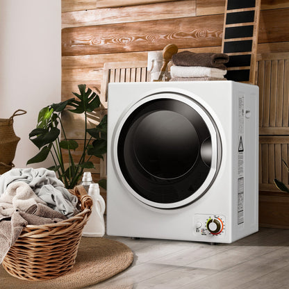1.5 Cu .ft Clothes Dryer with with Stainless Steel Wall Mount