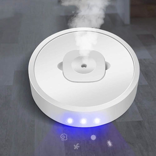 4-in-1 Movable Air Purifier Humidifier Ultraviolet Cleaner Aroma Diffuser