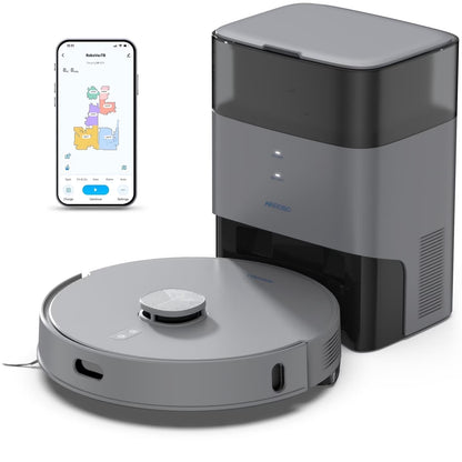 T25+ Robot Vacuum & Mops - Self-Empty, 75-Day Hands-Free, 10,000Pa Suction, Ultrasonic Carpet Detection, 240Min Runtime