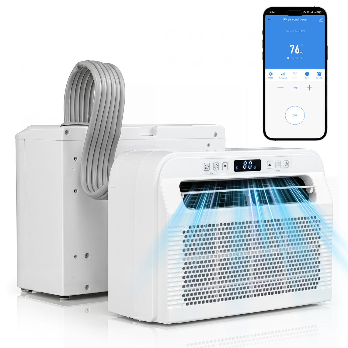 6500 BTU Window Air Conditioner with WiFi and Voice Control