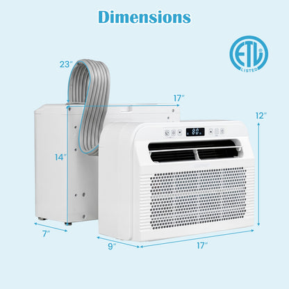 6500 BTU Window Air Conditioner with WiFi and Voice Control