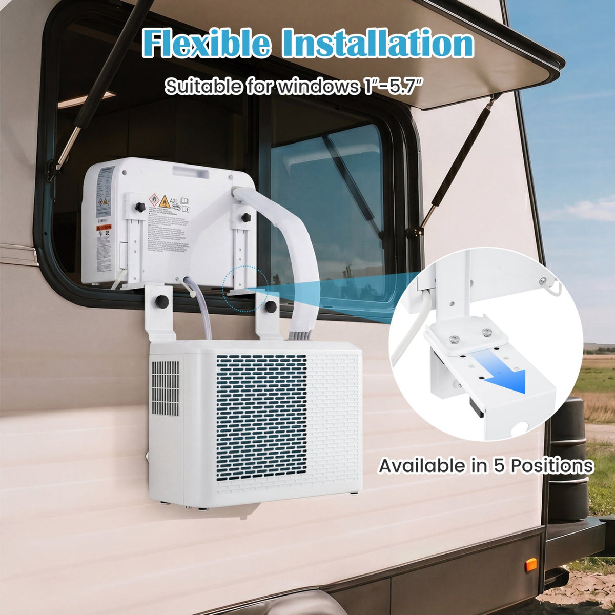 6500 BTU Window Air Conditioner with WiFi and Voice Control
