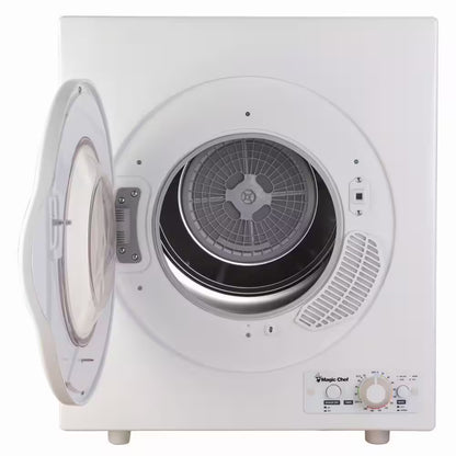 3.5 Cu. Ft. White Compact Electric Dryer