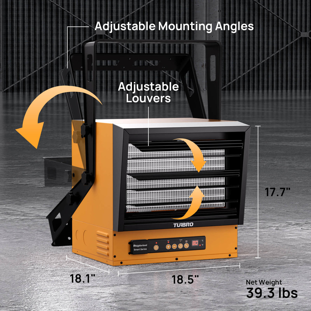 GH10K & GH15K Smart Garage Heater - WiFi Enabled