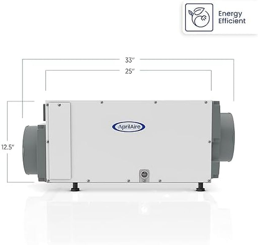 E070 Pro Dehumidifier Bundle - 70 Pint Whole House Dehumidifier - Full Complete Kit - Crawl Spaces, Basements, Whole Homes, Commercial up to 2,800 Sq. Ft - 5 Year Warranty Included