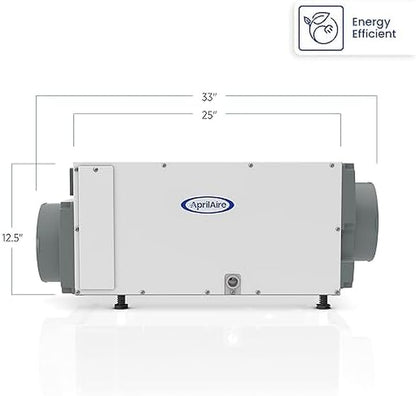 E070 Pro Dehumidifier Bundle - 70 Pint Whole House Dehumidifier - Full Complete Kit - Crawl Spaces, Basements, Whole Homes, Commercial up to 2,800 Sq. Ft - 5 Year Warranty Included