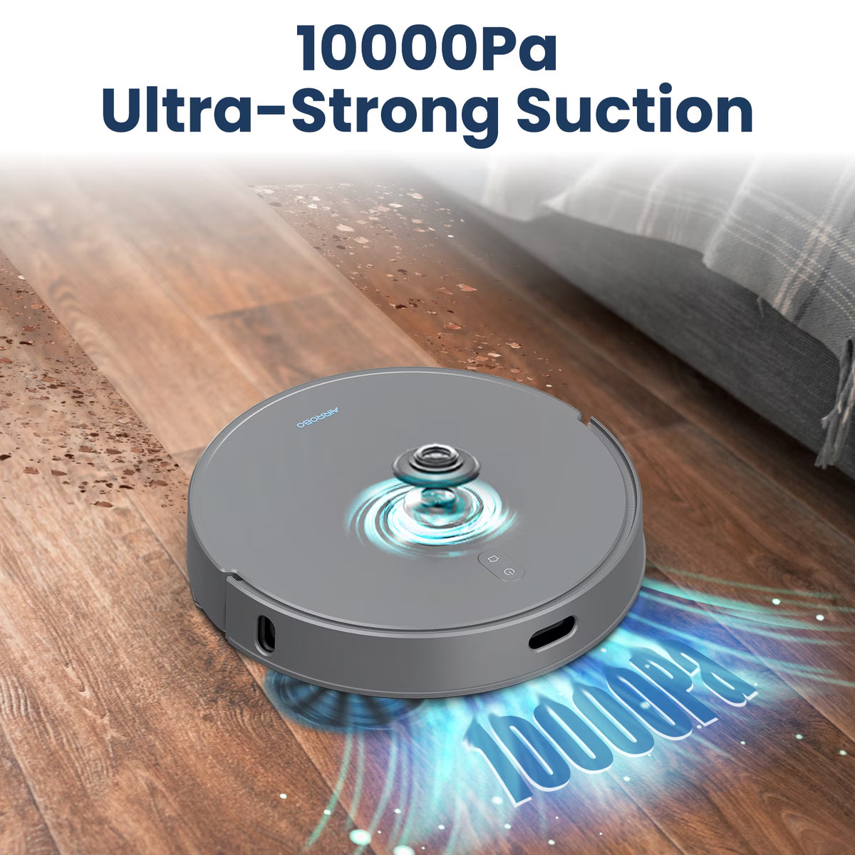 T25+ Robot Vacuum & Mops - Self-Empty, 75-Day Hands-Free, 10,000Pa Suction, Ultrasonic Carpet Detection, 240Min Runtime