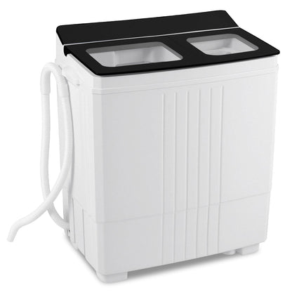Portable Washing Machine with 12 LBS Washer and 8 LBS Spinner Combo for Apartments