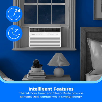 12,000 BTU Window Air Conditioner, Smart Inverter, Cools up to 550 Sq Ft, Wi-Fi and Alexa, White